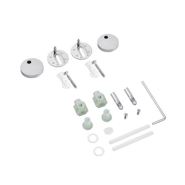 Комплект 4 в 1: Инсталляция GROHE Solido 3 в 1 3884966Q + Унитаз безободковый Kroner Eifel WHI523629 RIMLESS с сиденьем Slim Duroplast / Soft-close / Quick relase KE523629WHIR (3884966KE523629) CV033821 фото