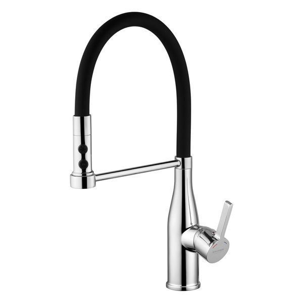 Комплект кухонної мийки Kroner KRP Geb&uuml;rstet - 6350HM C03111BLK ST319564 фото