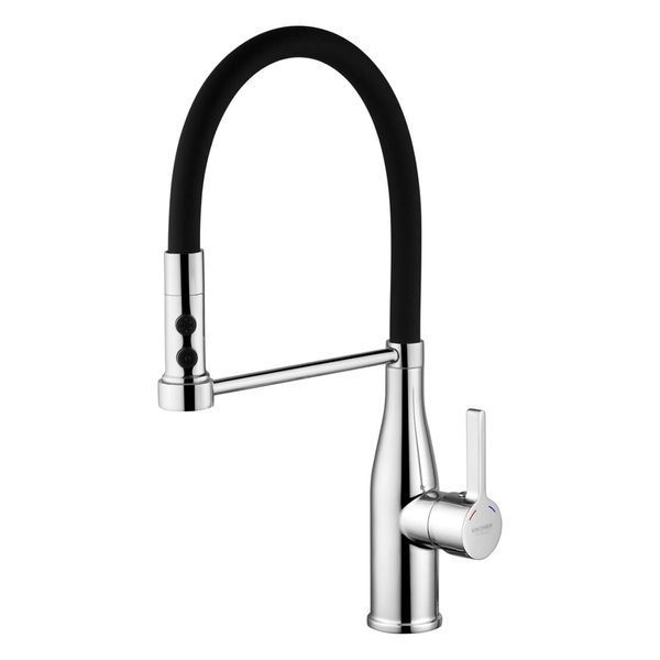 Комплект кухонної мийки Kroner KRP Geb&uuml;rstet - 6350HM C03111BLK ST319564 фото