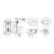 Комплект 4 в 1: Инсталляция GROHE Solido 3 в 1 3884966Q + Унитаз безободковый Kroner Eifel WHI523629 RIMLESS с сиденьем Slim Duroplast / Soft-close / Quick relase KE523629WHIR (3884966KE523629) CV033821 фото 9