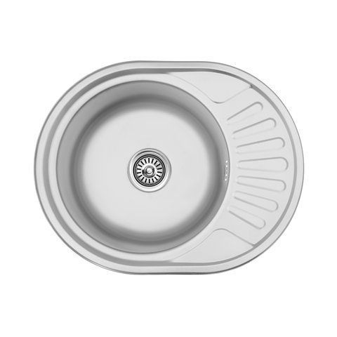 Кухонна мийка Kroner KRP Satin - 5745 (0.6 мм) CV022773 фото