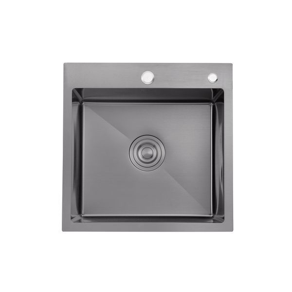 Комплект кухонной мойки KRP Schwarze - 5050HM PVD Ersel ST92467 фото