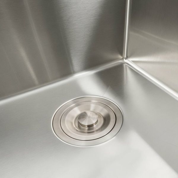 Кухонная раковина из нержавеющей стали 40*50 Handmade Platinum (Siphon Round 3.0/1.5) 45346 фото