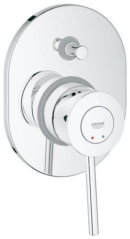 BauClassic Одноважільний змішувач для ванни, прихований монтаж (29047000) 29047000 фото