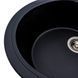 Гранітна мийка для кухні VALESO ONYX 5847 матова Чорна 49103 фото 5