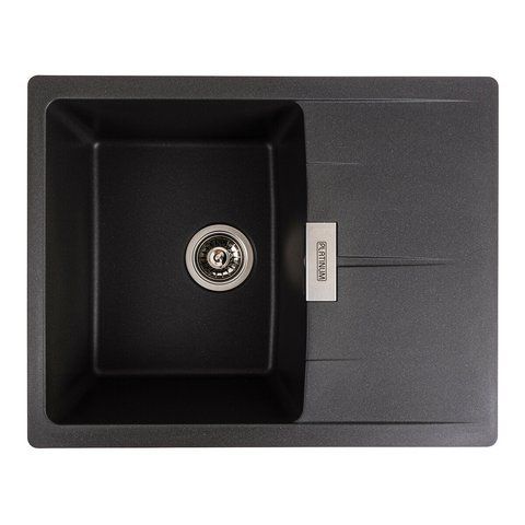 Гранітна мийка для кухні Platinum 6250 ZIRKONE матовий моріон 41632 фото