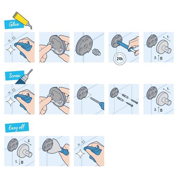 Держатель для запасного рулона бумаги Grohe QuickFix Start Cube 409792430 CV033768 фото