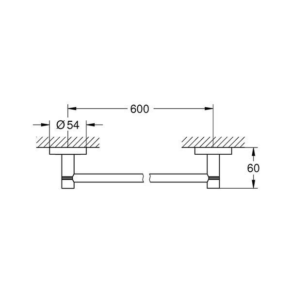 Тримач для рушників Grohe QuickFix Start 41178000 CV034590 фото