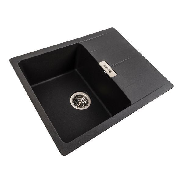 Гранитная мойка для кухни Platinum 6250 ZIRKONE матовый морион 41632 фото
