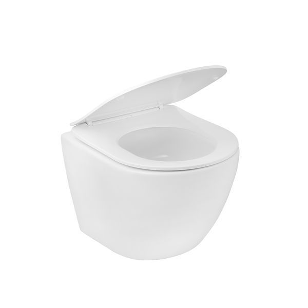 Комплект 4 в 1: Инсталляция Grohe Rapid SL 3 в 1 38772001 + Унитаз безободковый Kroner Harz WHI483632 TORNADO с сиденьем Slim Duroplast / Soft-close / Quick relase KH483632WHIT (38772001KH483632) CV033824 фото