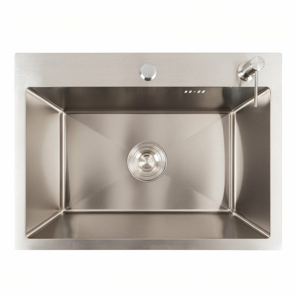 Комплект кухонной мойки Platinum Handmade HSBB 580x430x225 pl23329 фото