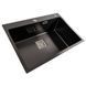 Кухонная мойка Platinum Handmade HSB PVD 70*50 черная 41549 фото 1