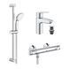 Набір змішувачів 2 в 1 для ванної кімнати Grohe QuickFix Start S-Size 34841551TS CV032726 фото 1