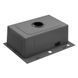 Комплект кухонної мийки Kroner KRP Schwarze 58х43HM PVD ST07 Grafite SL44631 фото 9