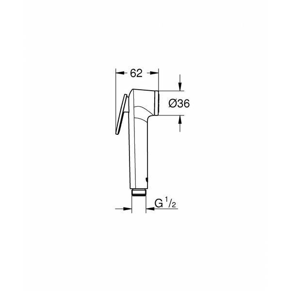 Гігієнічний душ BauLoop New (UA111042), Grohe UA111042 фото