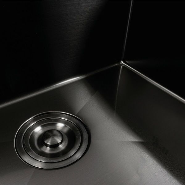 Комплект кухонной мойки 780x460x210 PVD Platinum со смесителем водопад pl42238 фото