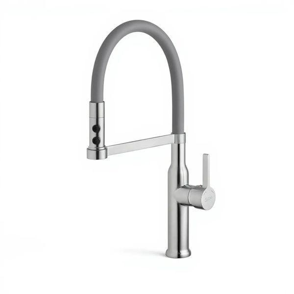 Комплект кухонної мийки Valeso 50х50HM GRA17 Kitchen Line SL76922 фото