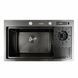 Комплект кухонной мойки 780x460x210 PVD Platinum со смесителем водопад pl42238 фото 2