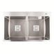 Кухонная мойка нержавейка Platinum Handmade HDB на две чаши (квадратный сифон, 3.0/1.0) 36733 фото 1