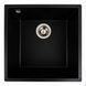 Комплект кухонной мойки Platinum 4040 RUBA матовый черный pl74599 фото 2