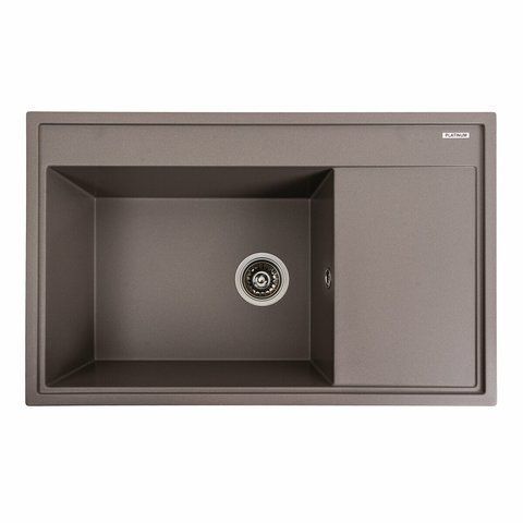 Гранітна мийка для кухні Platinum 7950 AZURIT матова Дюна 41193 фото