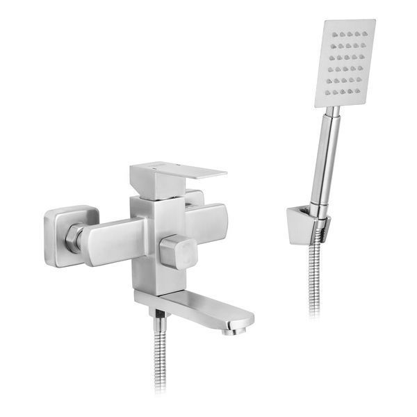 Смеситель для ванны Kroner KRP Edelstahl Kubus - ESG060 CV023012 фото