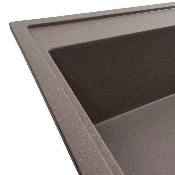 Гранітна мийка для кухні Platinum 7950 AZURIT матова Дюна 41193 фото
