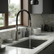 Смеситель для кухни с гибким изливом Pllen&oacute; Lazio PVD ST07 Grafite ST430007 фото 12