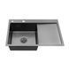 Кухонная мойка Kroner KRP Schwarze - 7849LHM PVD (3.0/1.0 мм) CV025278 фото 3