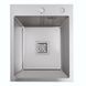 Мойка Platinum Handmade HSB 400x500x230 нержавейка (квадратный сифон 3,0/1,0) 37631 фото 1