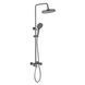 Термостатическая душевая система 2 в 1 Kroner KRP Axis Line Thermo-GRP0636 SS73755 фото 2