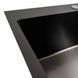 Кухонна мийка чорна 60*50 PVD Platinum Handmade (сифон круглий, 2,0/0,5) 44310 фото 4