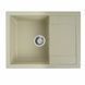 Гранитная мойка для кухни Platinum 6550 INTENSO матовая Песок 3486 фото 1
