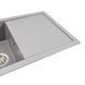 Гранітна мийка для кухні VALESO SOLID 7843 матова Сірий металік 48896 фото 8