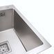 Мойка Platinum Handmade HSB 400x500x230 нержавейка (квадратный сифон 3,0/1,0) 37631 фото 4