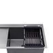 Комплект кухонной мойки KRP Schwarze - 7849RHM PVD ST042381 фото 5