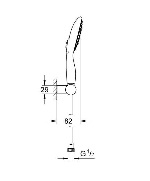 Душовий набір Power&Soul 130 (27742000), Grohe 27742000 фото