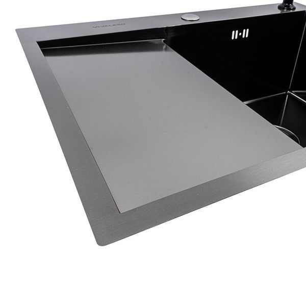 CM 65*50 R D&Eacute;COR Мийка PVD чорна Valeso Handmade (3.0/0.8) 51747 фото