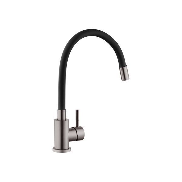 Змішувач для кухні Kroner KRP Edelstahl Klassisch - PVD035BLK CV032635 фото