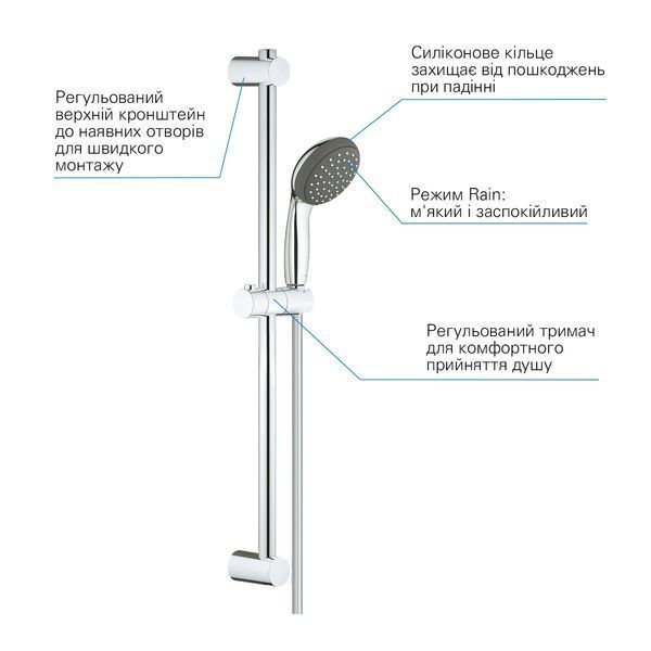 Душевой гарнитур Grohe QuickFix Vitalio Start 100 27942000 CV030598 фото
