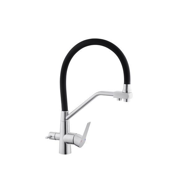 Комплект кухонной мойки Kroner Geb&uuml;rstet - 7849RHM BLK ST33029 фото