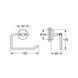 Держатель для туалетной бумаги Grohe QuickFix Start Cosmopolitan 41165000 CV031782 фото 3