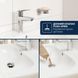 Смеситель для раковины Grohe QuickFix Dice S-Size 1018570000 с донным клапаном CV036199 фото 8