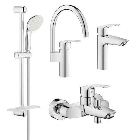 Набір змішувачів 4 в 1 Eurosmart New (GH2U123248MK) Grohe GHUA123248MK фото