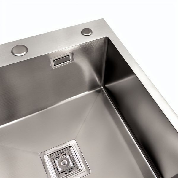 Мийка Platinum Handmade HSBB 500x500x220 нержавійка (квадратний сифон,3.0/1.0) 37644 фото