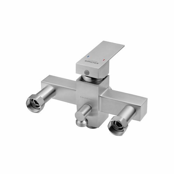 Смеситель для ванны Kroner KRP Edelstahl Kubus-ESG071 CV036661 фото