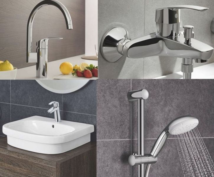 Набір змішувачів 4 в 1 Eurosmart New (GH2U123248MK) Grohe GHUA123248MK фото