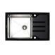 Кухонна мийка Platinum Handmade BLACK GLASS 780x510x200 23644 фото 1