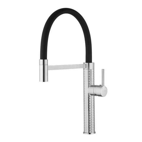 Змішувач для кухні з гнучким виливом Pllen&oacute; Lazio BLK15 spazzolato ST430015 фото