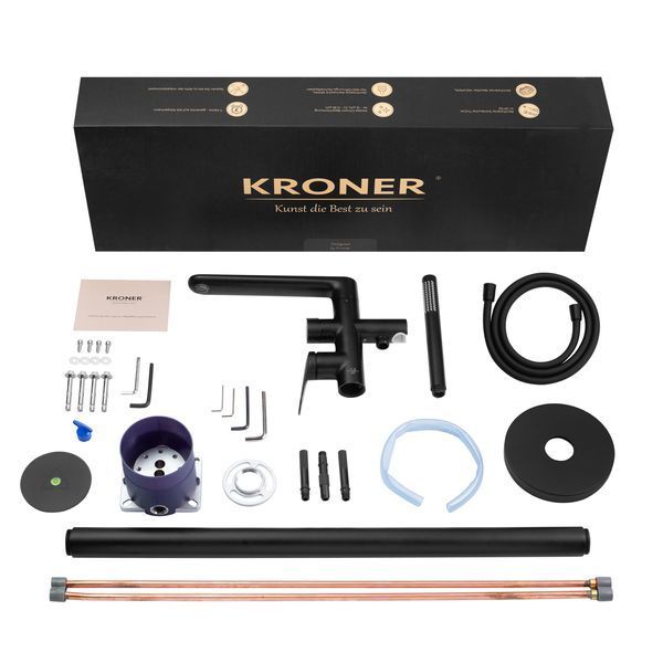 Змішувач для ванни Kroner Element 211339-3801 CV035962 фото